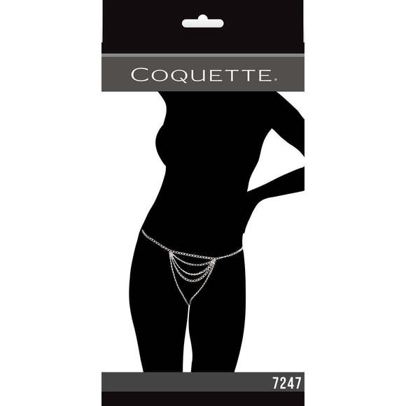 Coquette - Crotchless Chain G-String - Picture 3 of 4